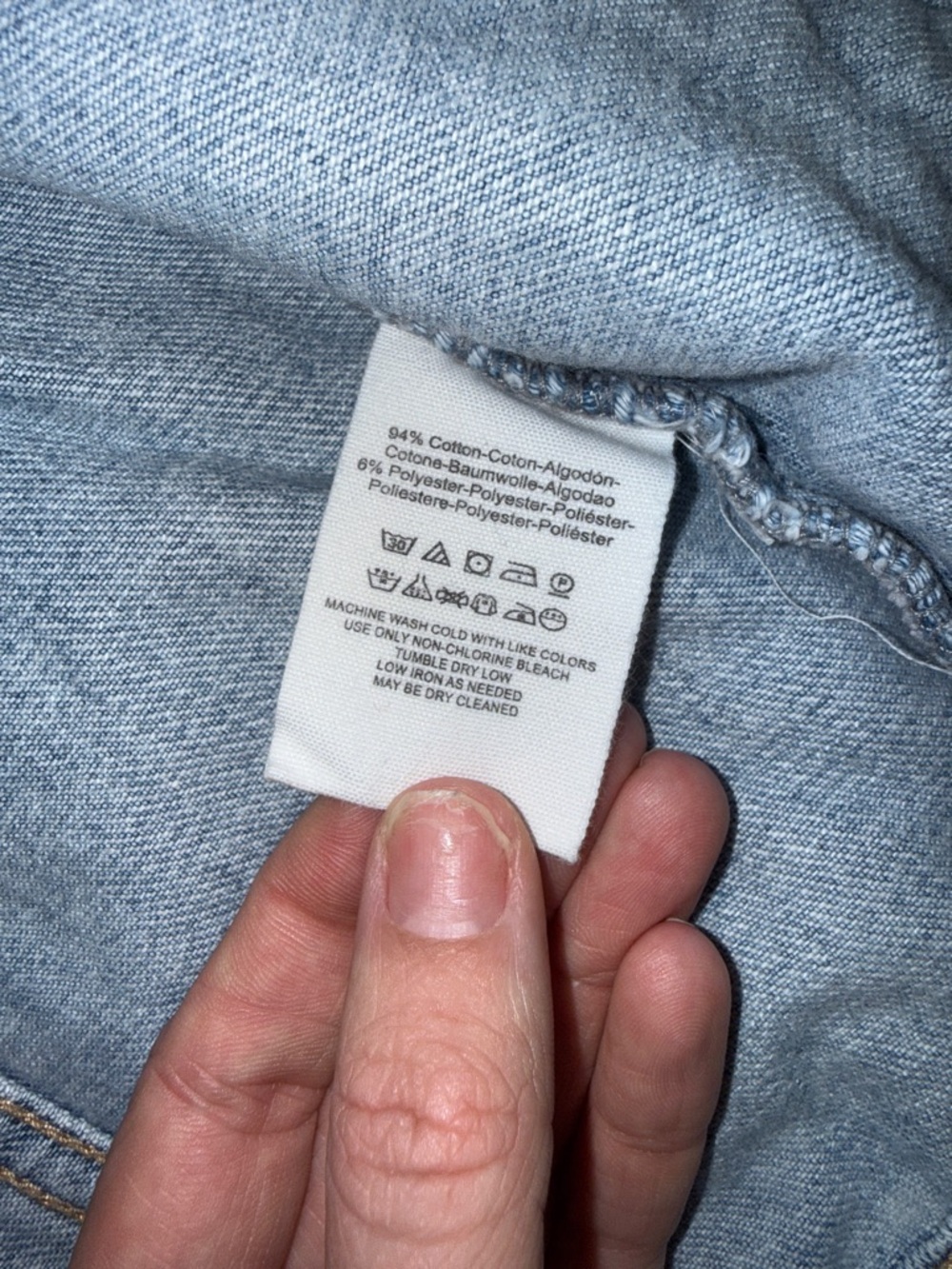 Free People‎ "Rumors" trucker jacket style XS Oversized - Picture 4 of 4